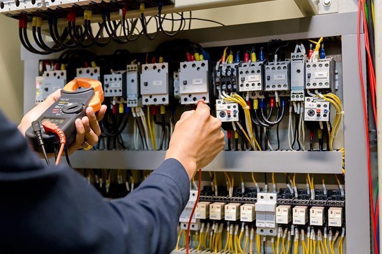 electrical installation— electrical installation work. [ADD BUSINESS PHOTO]
